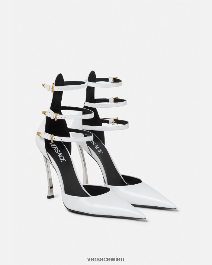 Weiß Punktgenaue Pumpen Versace Frauen Schuh 8N4XJD395