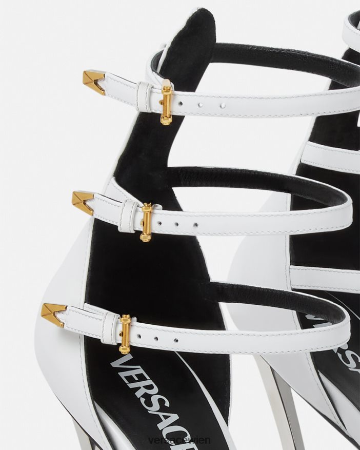 Weiß Punktgenaue Pumpen Versace Frauen Schuh 8N4XJD395