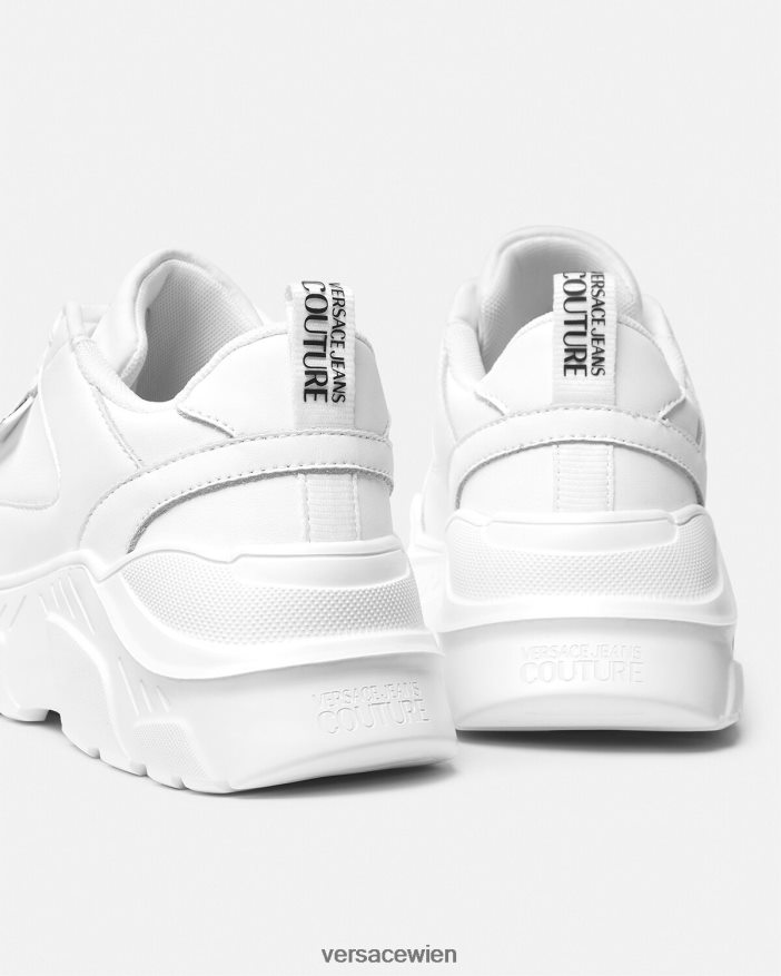 Weiß Speedtrack-Sneaker Versace Frauen Schuh 8N4XJD2274