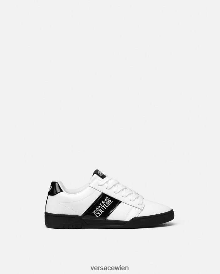 Weiß Turnschuhe mit Brooklyn-Logo Versace Männer Schuh 8N4XJD2453
