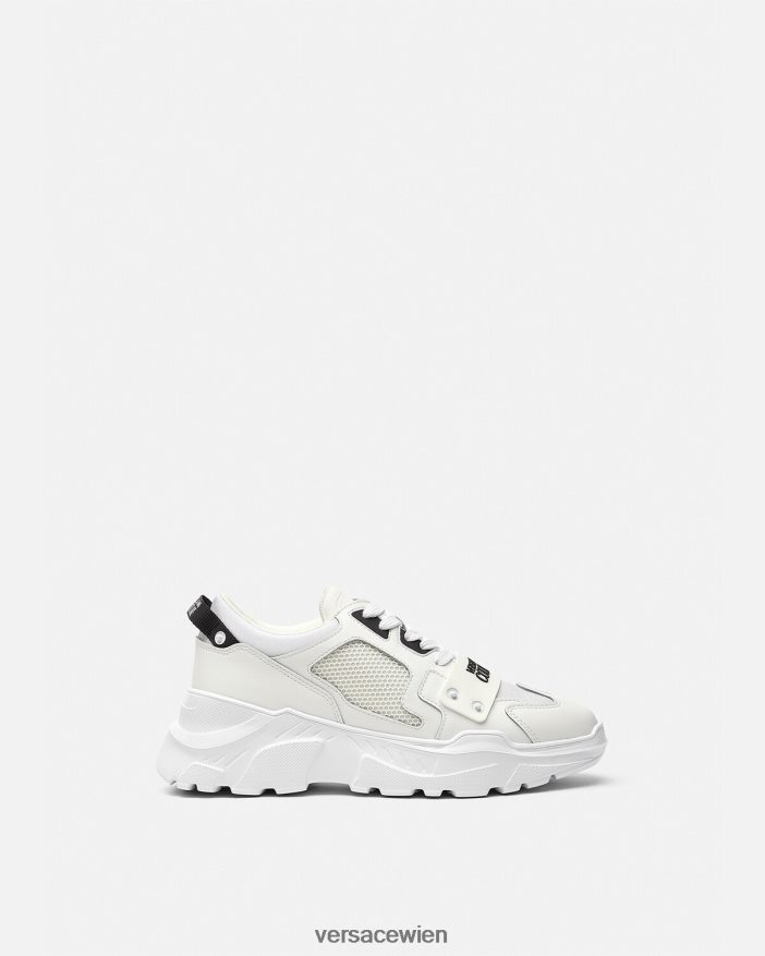 Weiß Turnschuhe mit Speedtrack-Logo Versace Männer Schuh 8N4XJD2449