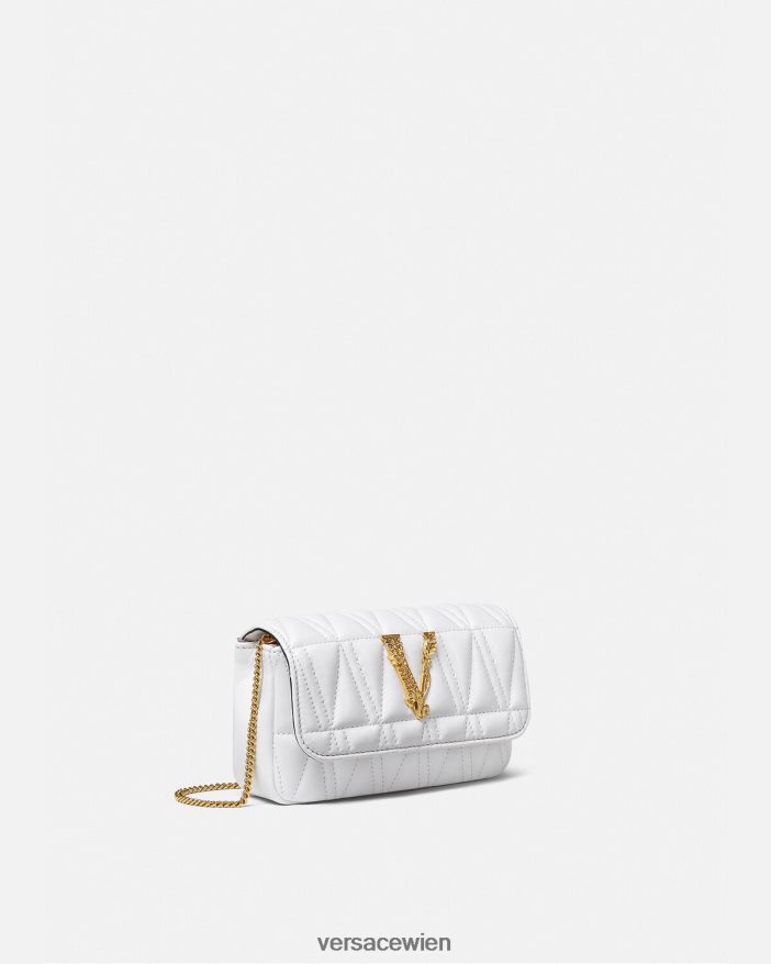 Weiß Virtus Mini-Tasche Versace Frauen Taschen 8N4XJD375