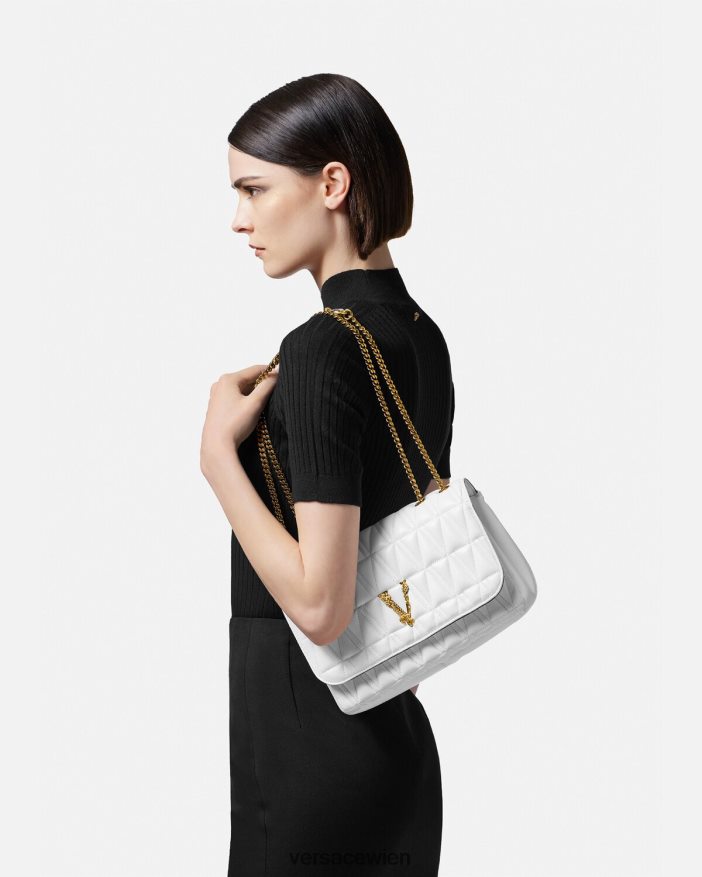 Weiß Virtus Umhängetasche Versace Frauen Taschen 8N4XJD366