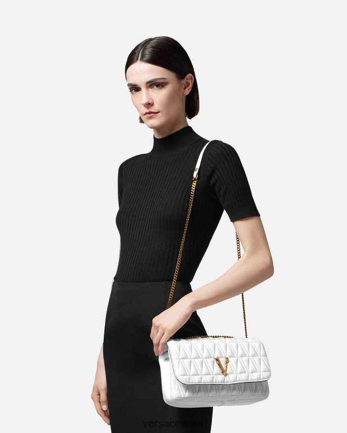 Weiß Virtus Umhängetasche Versace Frauen Taschen 8N4XJD366