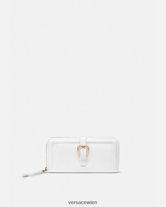 Weiß couture1 kontinentales Portemonnaie Versace Frauen Zubehör 8N4XJD2319