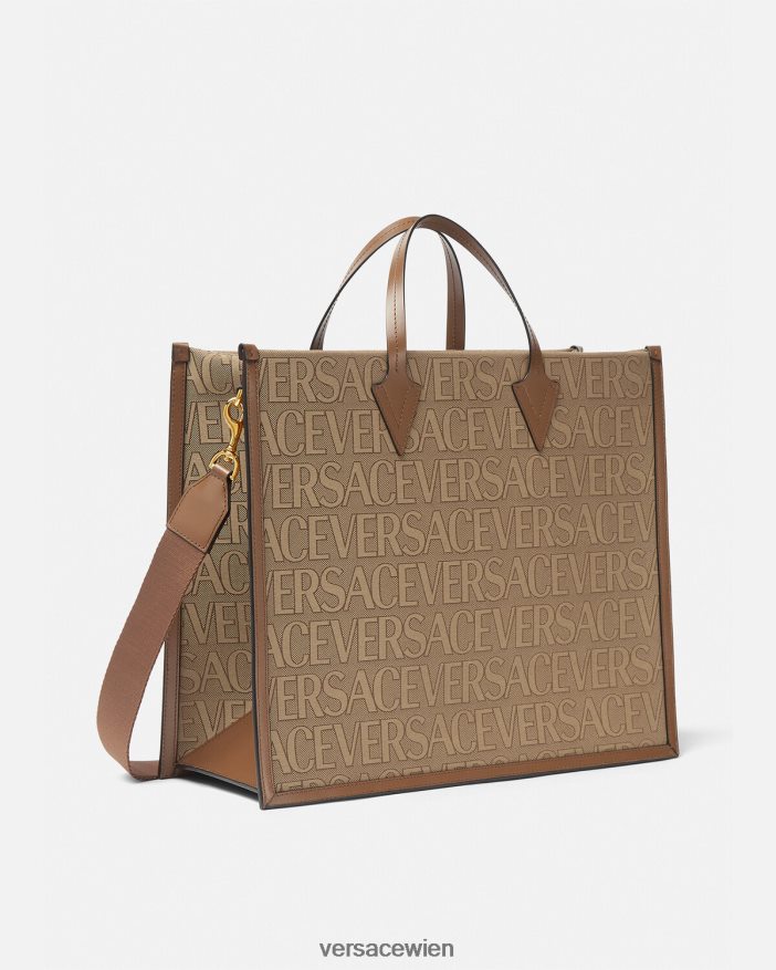 braun Allover-Einkaufstasche Versace Männer Taschen 8N4XJD1506