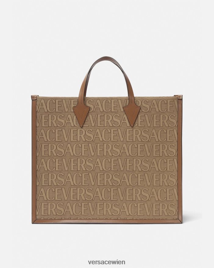 braun Allover-Einkaufstasche Versace Männer Taschen 8N4XJD1506