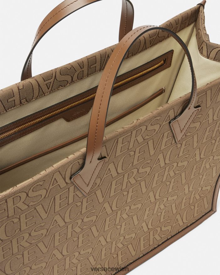 braun Allover-Einkaufstasche Versace Männer Taschen 8N4XJD1506