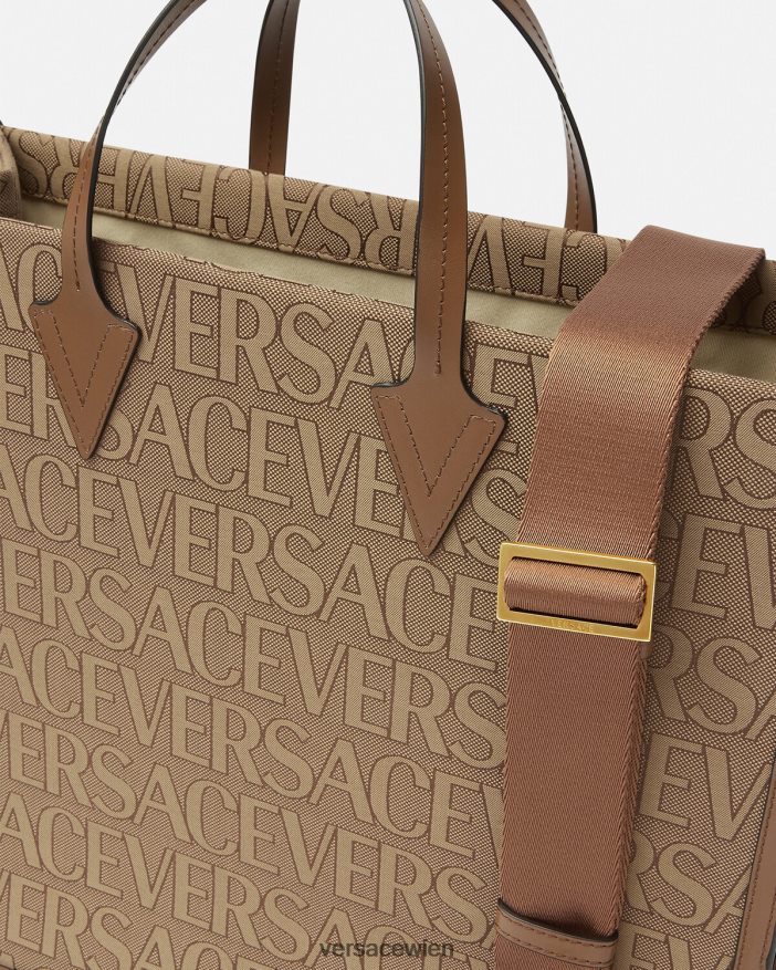 braun Allover-Einkaufstasche Versace Männer Taschen 8N4XJD1506