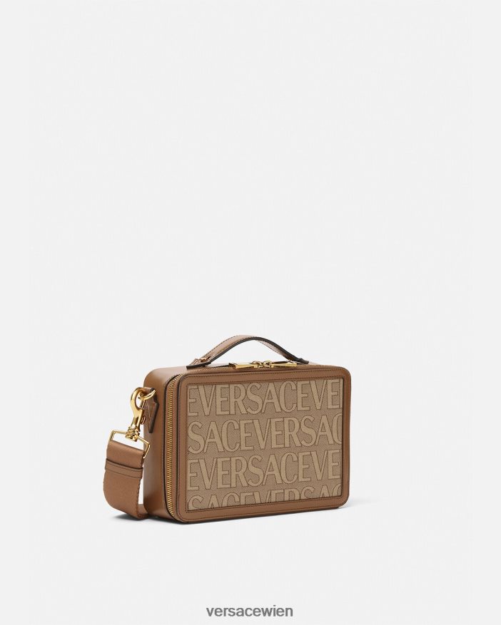 braun Allover-Umhängetasche Versace Männer Taschen 8N4XJD1497