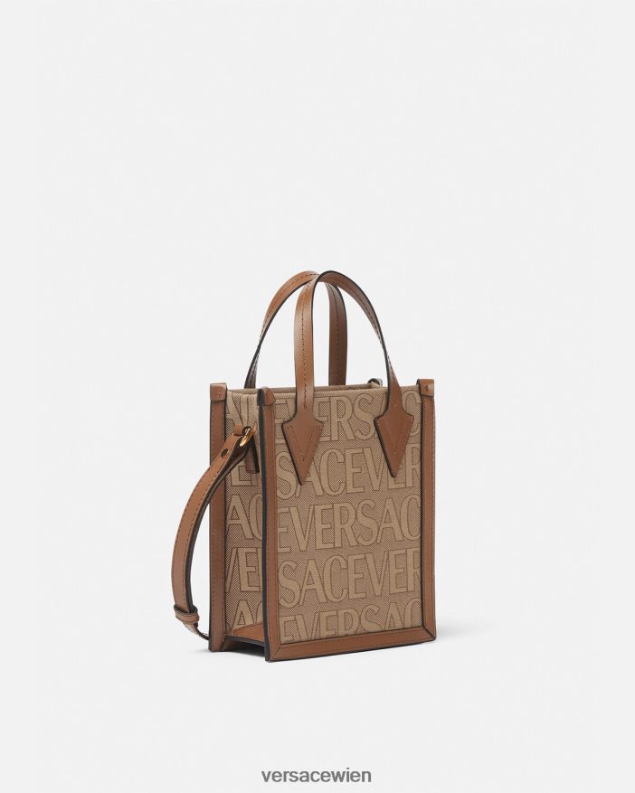 braun Allover-Umhängetasche Versace Männer Taschen 8N4XJD1498