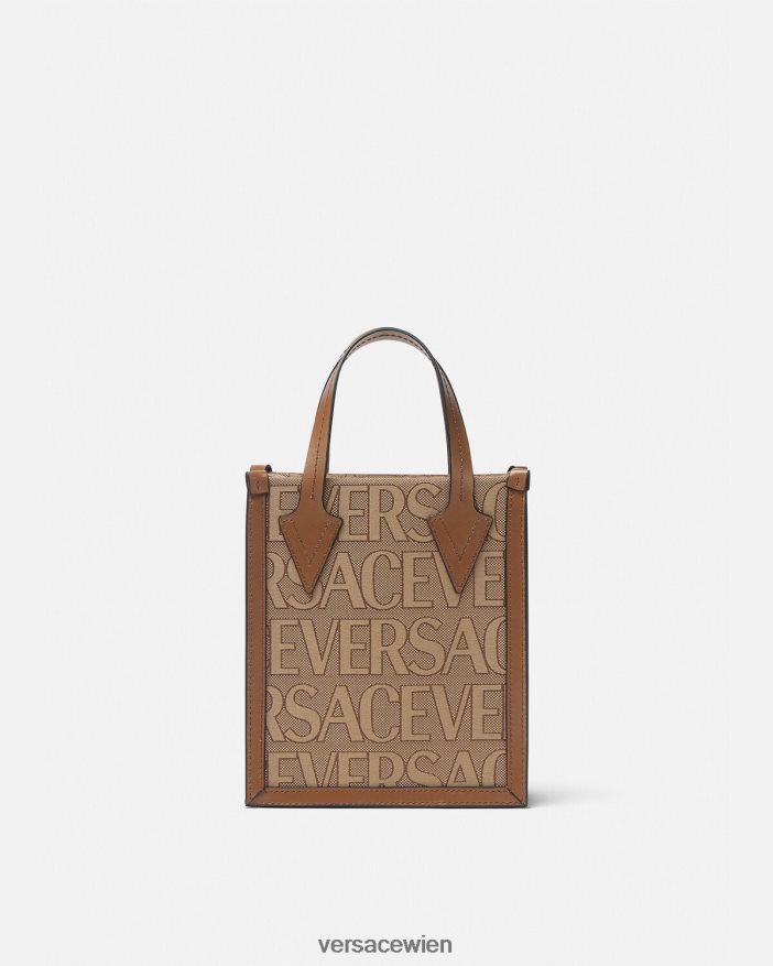 braun Allover-Umhängetasche Versace Männer Taschen 8N4XJD1498