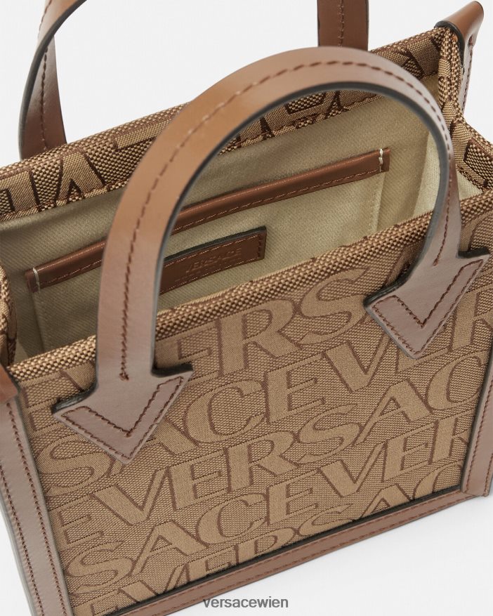braun Allover-Umhängetasche Versace Männer Taschen 8N4XJD1498