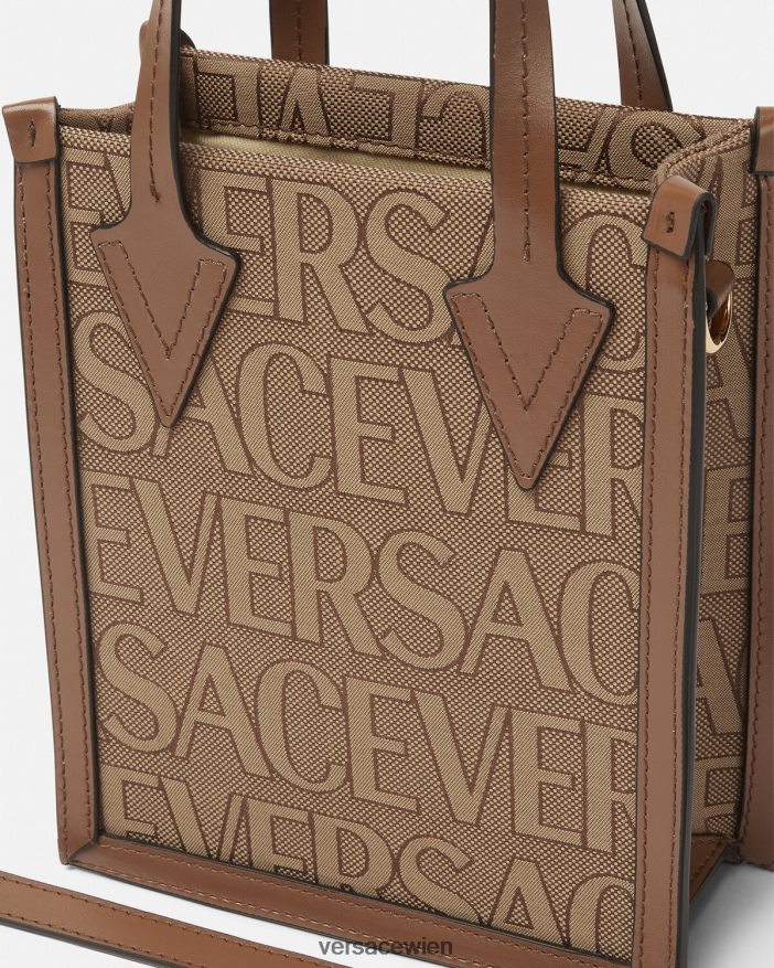 braun Allover-Umhängetasche Versace Männer Taschen 8N4XJD1498