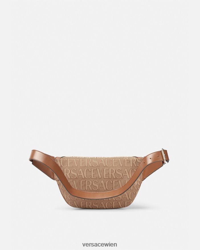 braun Hobo-Gürteltasche mit Allover-Muster Versace Männer Taschen 8N4XJD1503