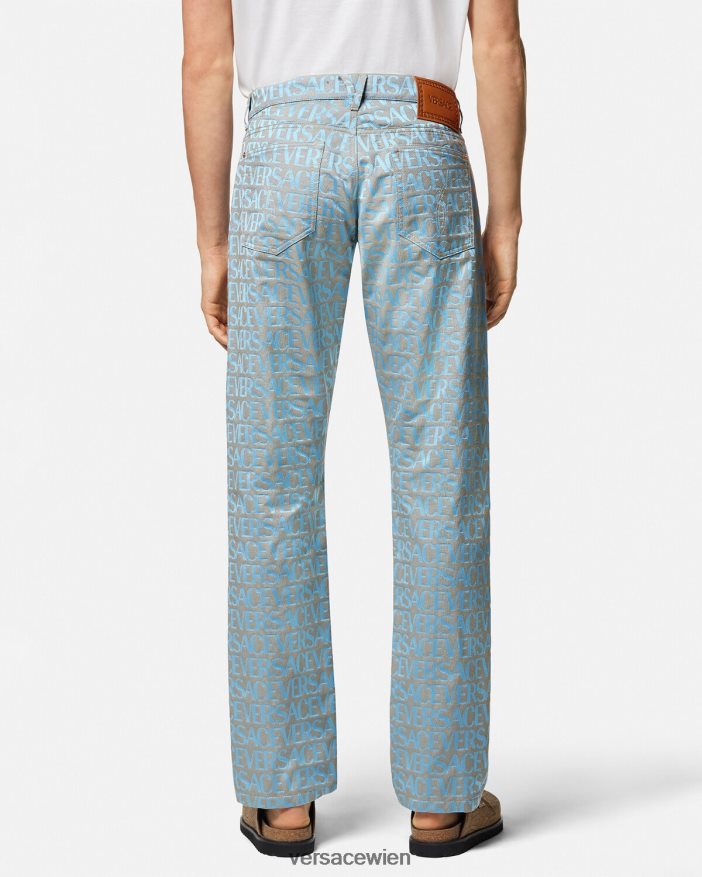 drucken Allover-Jeans Versace Männer Kleidung 8N4XJD1436