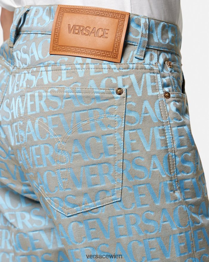 drucken Allover-Jeans Versace Männer Kleidung 8N4XJD1436