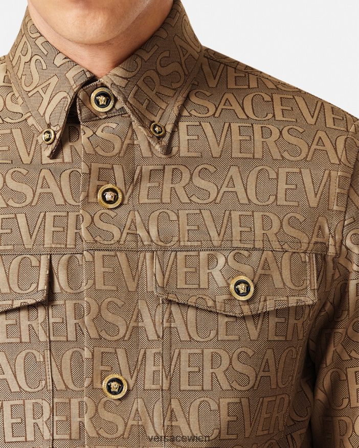 drucken Allover-Overshirt Versace Männer Kleidung 8N4XJD1217