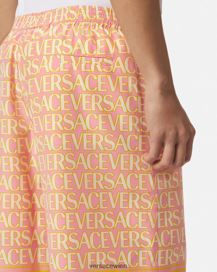 drucken Allover-Shorts aus Baumwollmischung Versace Männer Kleidung 8N4XJD1440