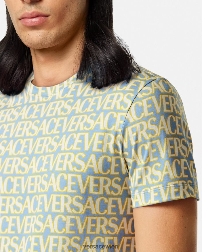 drucken Allover-T-Shirt Versace Männer Kleidung 8N4XJD1354