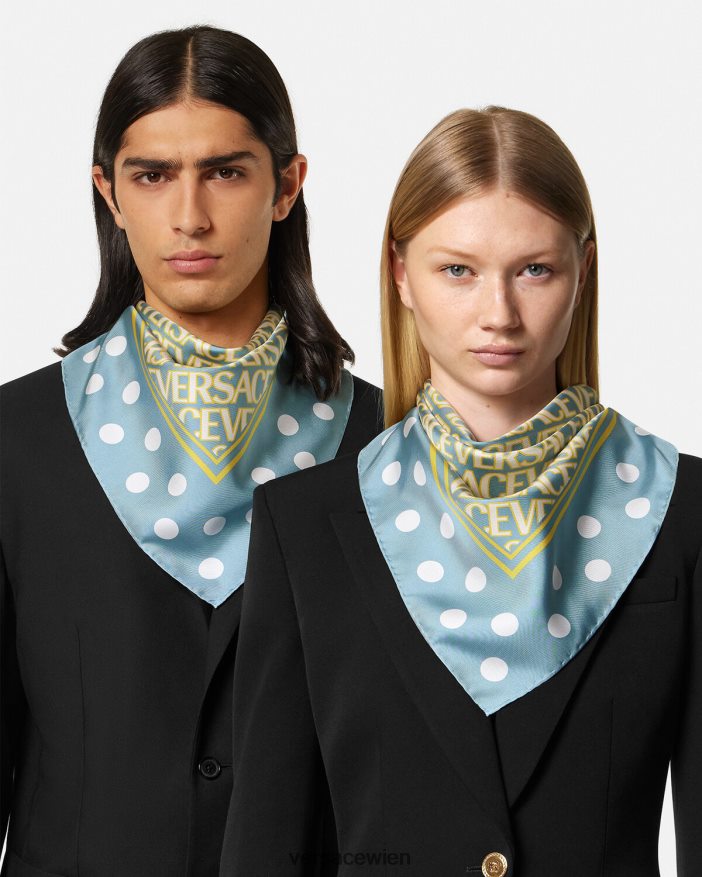 drucken Allover-Triangel-Foulard aus Seide Versace Frauen Zubehör 8N4XJD886