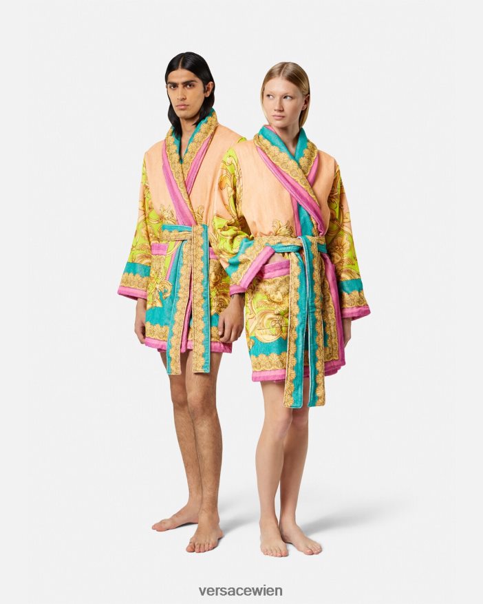 drucken Bademantel „Barocco Goddess“ Versace Frauen Unterwäsche und Strandbekleidung 8N4XJD1097