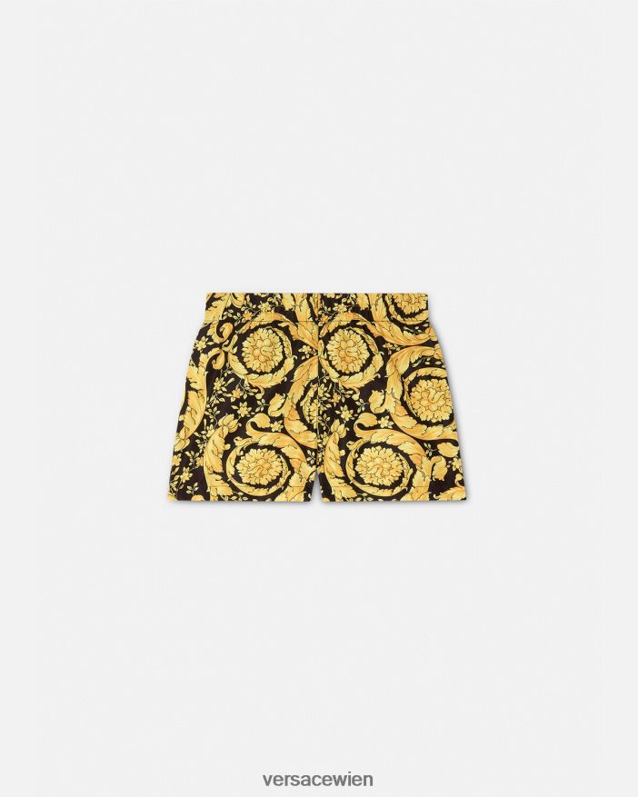 drucken Badeshorts für Babys im Barocco-Stil Versace Kinder Kleidung 8N4XJD1886