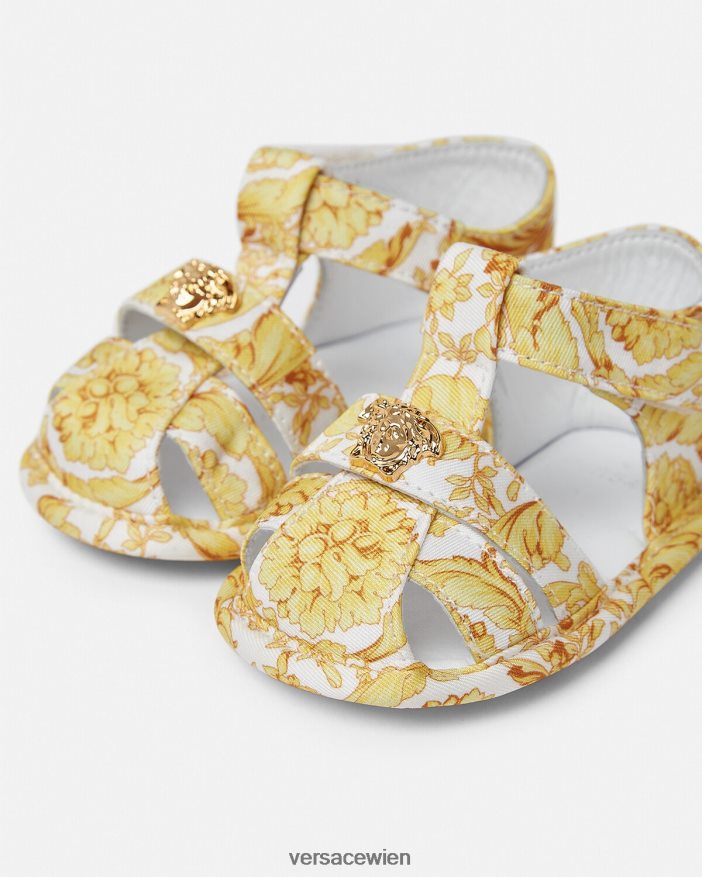 drucken Barocco-Baby-Sandalen Versace Kinder Schuh 8N4XJD1841
