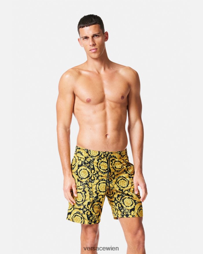 drucken Barocco-Boardshorts Versace Männer Unterwäsche und Strandbekleidung 8N4XJD1806