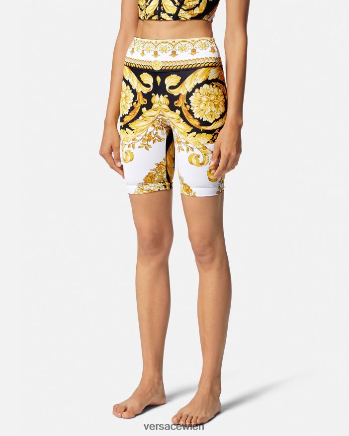 drucken Barocco Gym Fahrradshorts Versace Frauen Kleidung 8N4XJD230