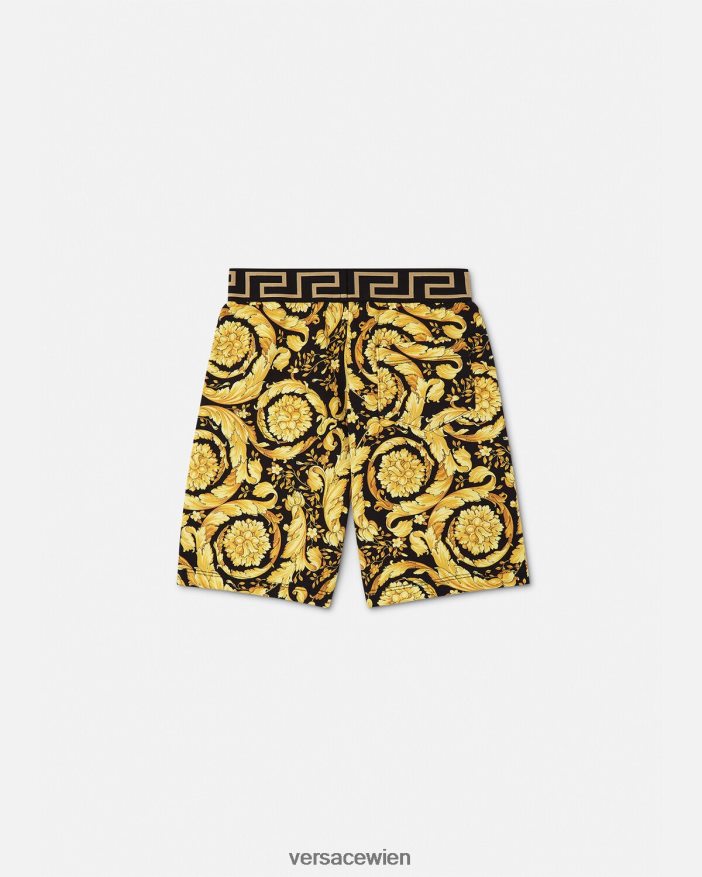 drucken Barocco-Shorts Versace Kinder Kleidung 8N4XJD1956