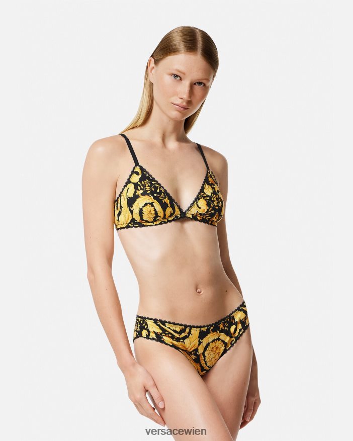 drucken Barocco-Slip Versace Frauen Unterwäsche und Strandbekleidung 8N4XJD1072