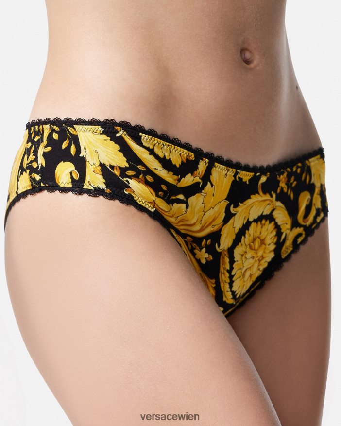 drucken Barocco-Slip Versace Frauen Unterwäsche und Strandbekleidung 8N4XJD1072