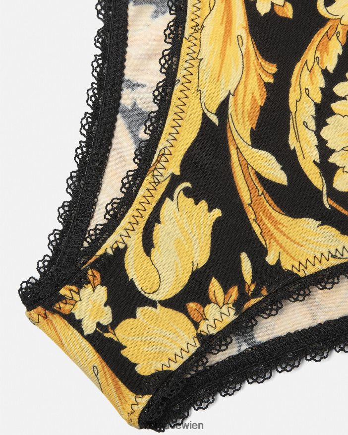 drucken Barocco-Slip Versace Frauen Unterwäsche und Strandbekleidung 8N4XJD1072