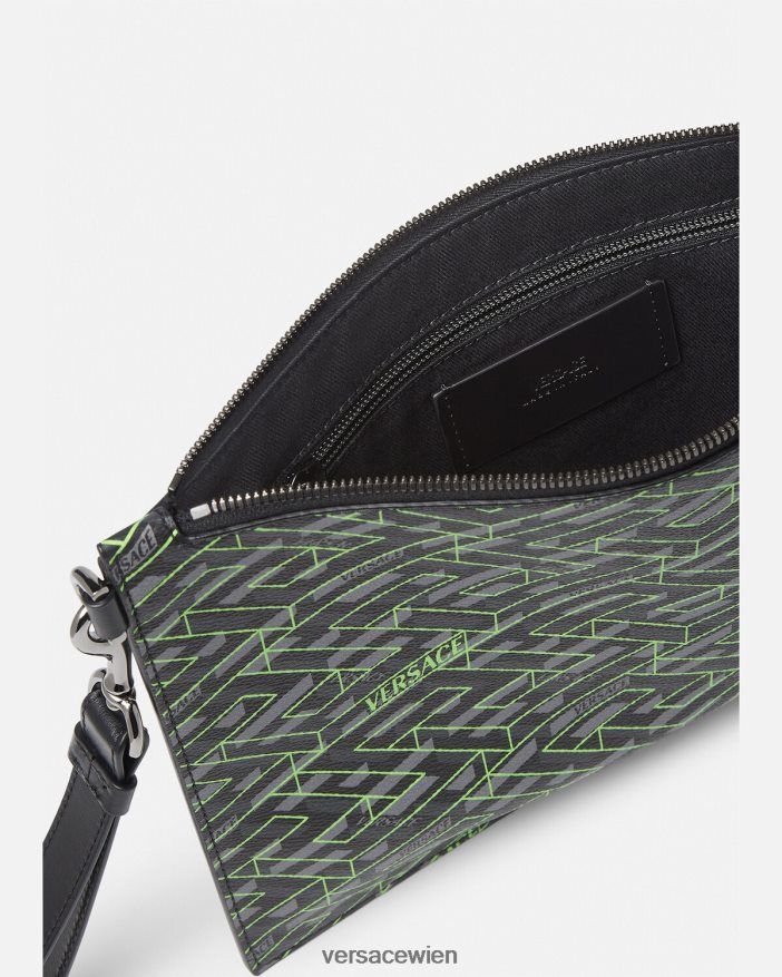 drucken Beutel mit La-Greca-Signatur Versace Männer Taschen 8N4XJD1480