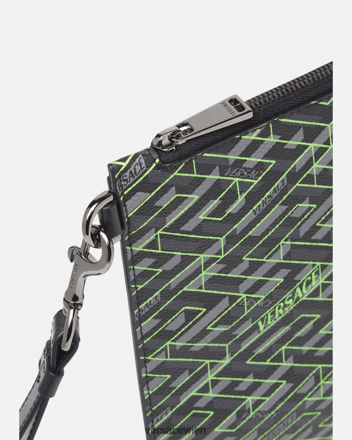 drucken Beutel mit La-Greca-Signatur Versace Männer Taschen 8N4XJD1480