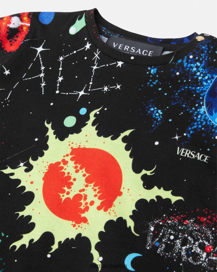 drucken Galaxie-Baby-T-Shirt Versace Kinder Kleidung 8N4XJD1882
