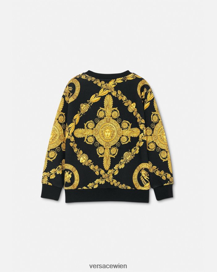 drucken Maschera Barock-Sweatshirt Versace Kinder Kleidung 8N4XJD2125