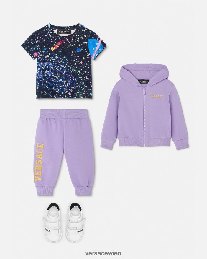 drucken Medusa-Galaxie-Baby-T-Shirt Versace Kinder Kleidung 8N4XJD1852