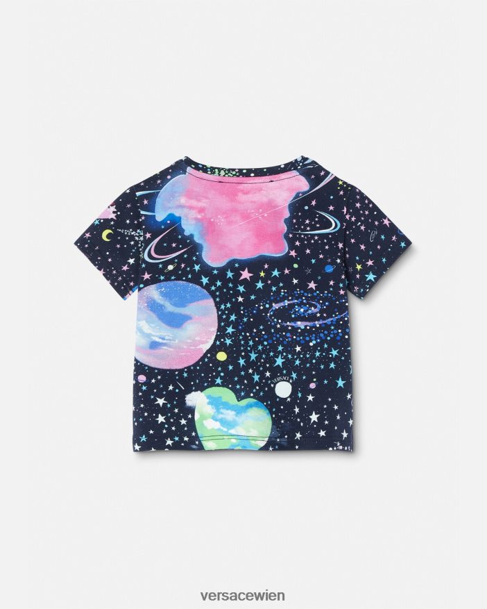 drucken Medusa-Galaxie-Baby-T-Shirt Versace Kinder Kleidung 8N4XJD1852