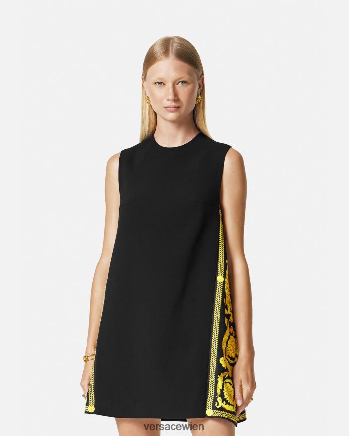 drucken Minikleid im Barocco-Stil Versace Frauen Kleidung 8N4XJD28