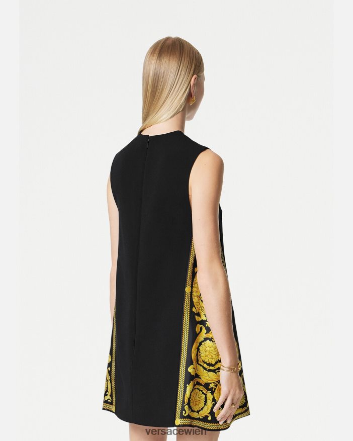 drucken Minikleid im Barocco-Stil Versace Frauen Kleidung 8N4XJD28