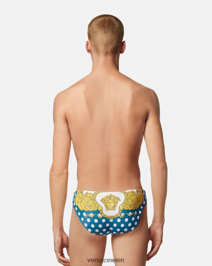 drucken Muschel-Barock-Badehose Versace Männer Unterwäsche und Strandbekleidung 8N4XJD1801