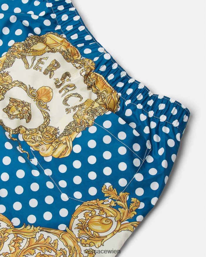 drucken Muschel-Barock-Badeshorts Versace Kinder Kleidung 8N4XJD2085
