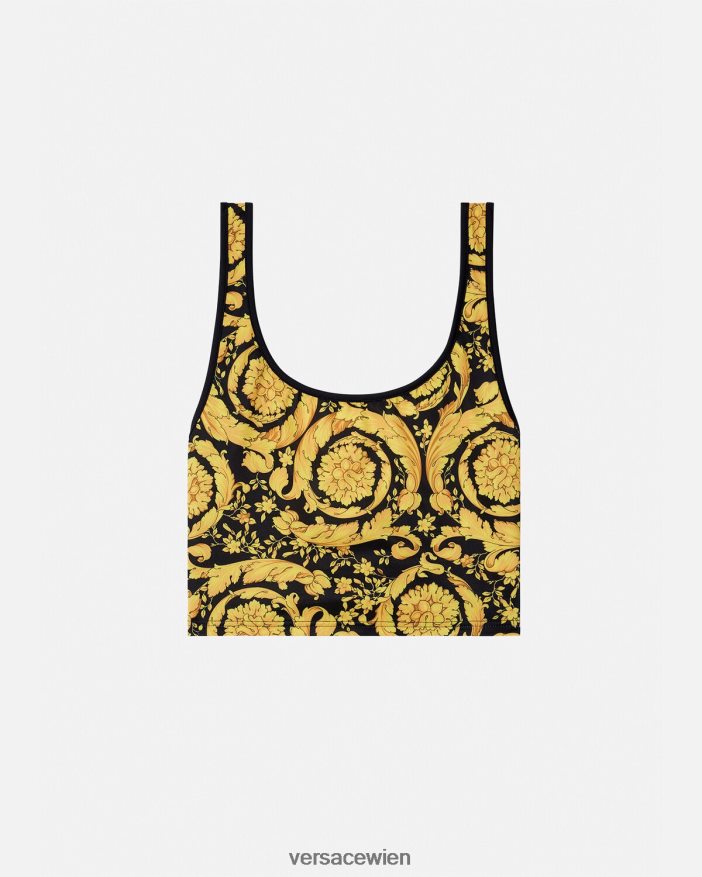 drucken Tankini-Oberteil im Barocco-Stil Versace Frauen Unterwäsche und Strandbekleidung 8N4XJD1172