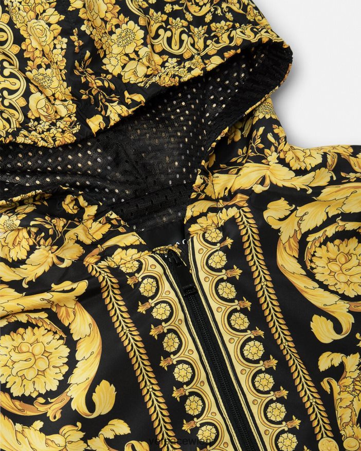 drucken Windjacke im Barocco-Stil Versace Kinder Kleidung 8N4XJD1983