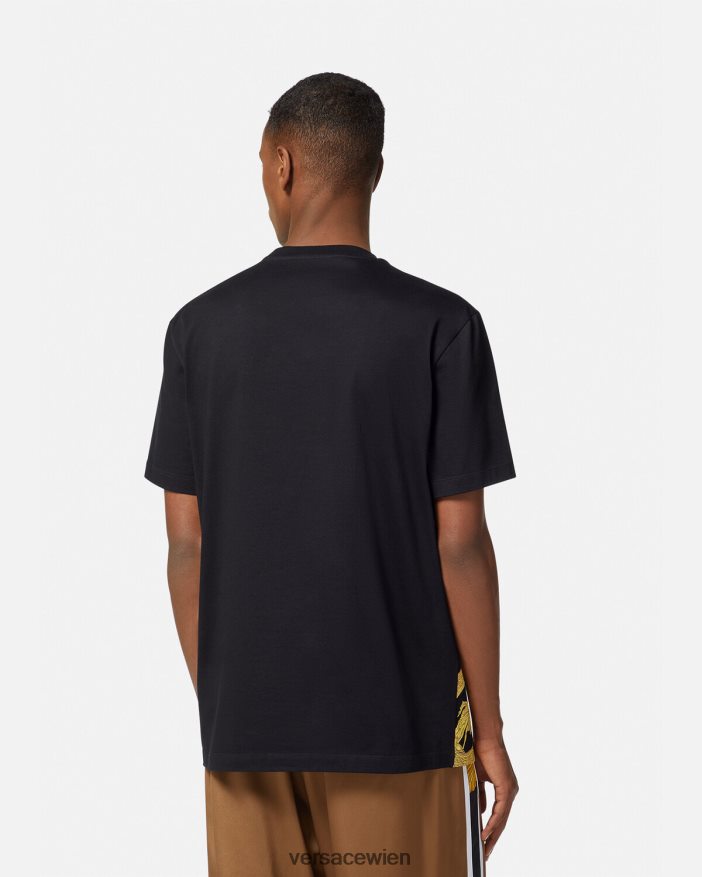 drucken maschera barockes T-Shirt Versace Männer Kleidung 8N4XJD1388