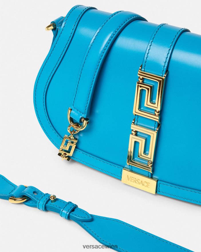 dv blau Greca-Göttin-Umhängetasche Versace Frauen Taschen 8N4XJD266