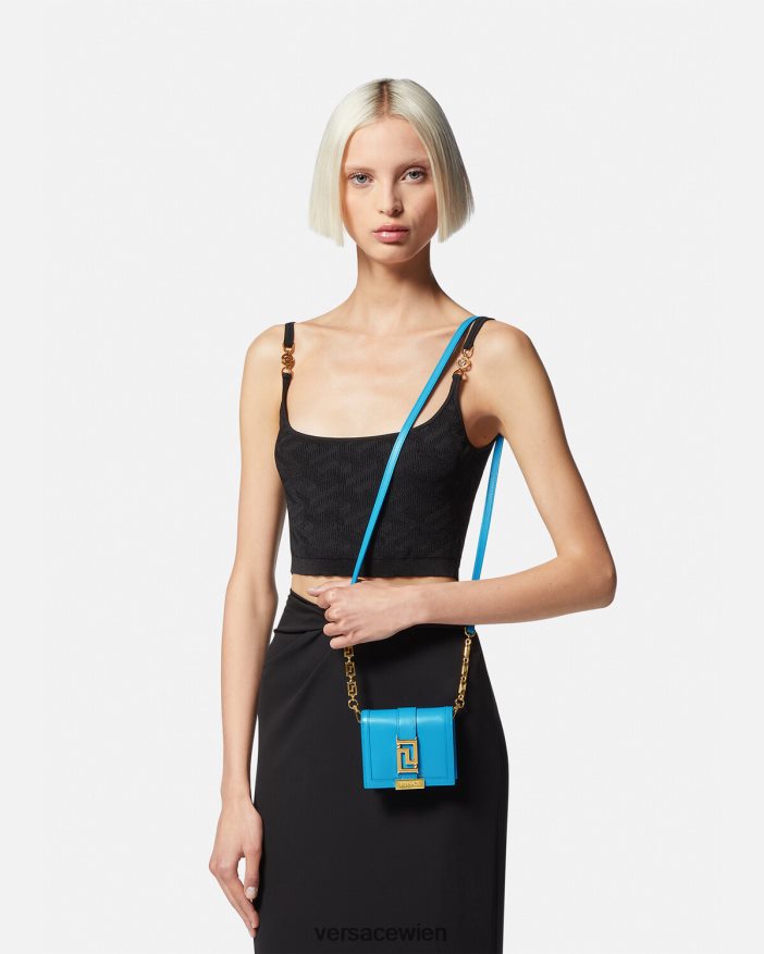 eine Farbe Greca-Göttin-Kette-Geldbörse Versace Frauen Zubehör 8N4XJD580
