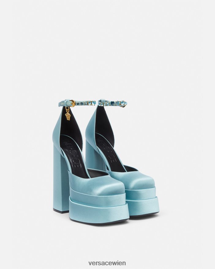 eine Farbe Medusa Aevitas Plateaupumps Versace Frauen Schuh 8N4XJD413